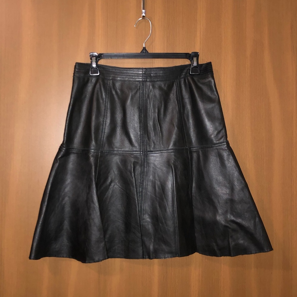 Leather skirt